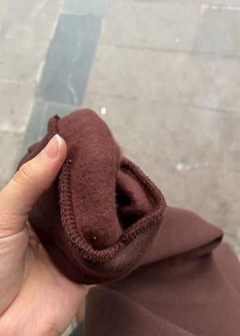 Kahverengi Kadın Rahat Eşofman altı - Görsel 2