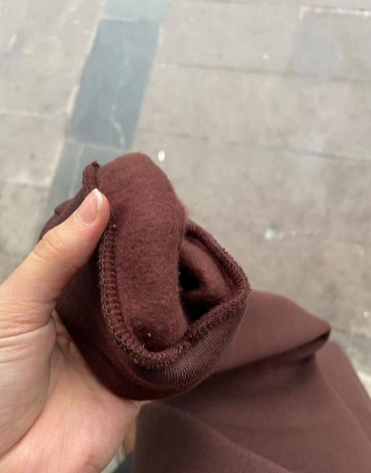 Kahverengi Kadın Rahat Eşofman altı - Görsel 2