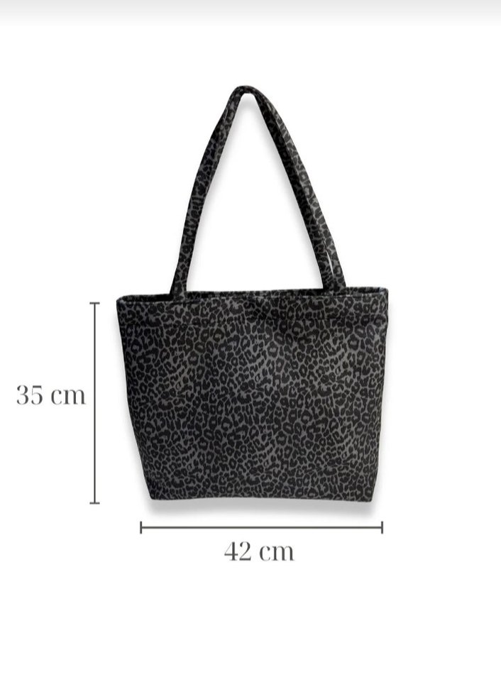 leopar Desenli Kadın Omuz Çantası - Görsel 2