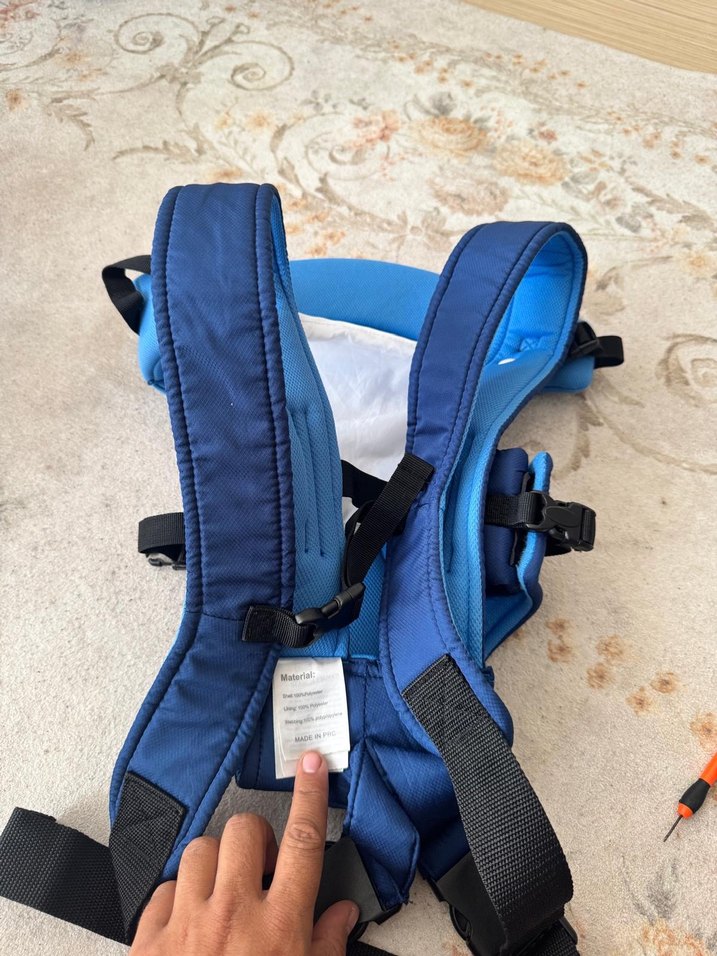 Koyu Mavi Bebek Taşıyıcı kanguru - Görsel 4