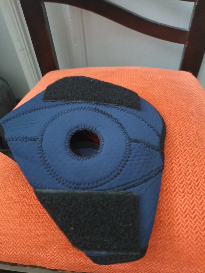 Mavi Biker Diz Koruyucu Velcro Bantlı - Görsel 2