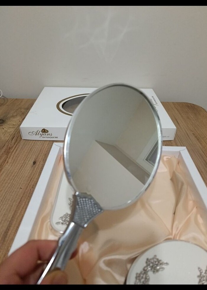 Çeyiz Tarak Ayna Seti - Görsel 4