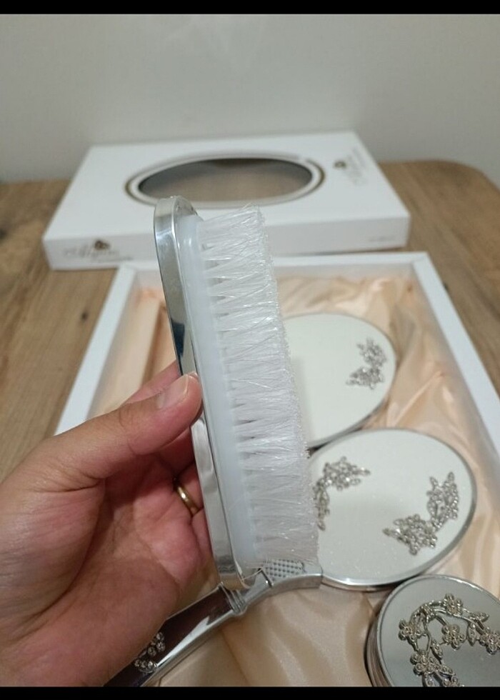 Çeyiz Tarak Ayna Seti - Görsel 5