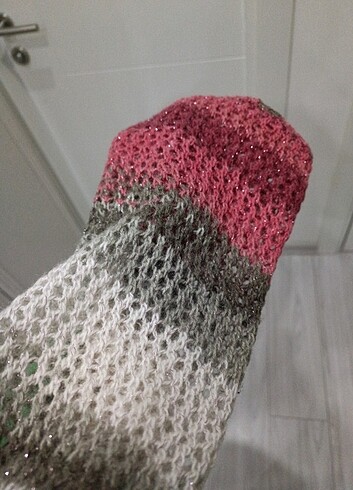 El İşi Örgü Atkı / Şal - Görsel 3