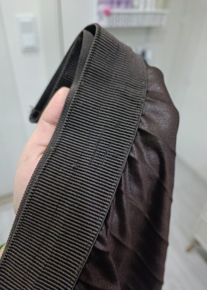 Pileli Kahverengi Etek - Görsel 3