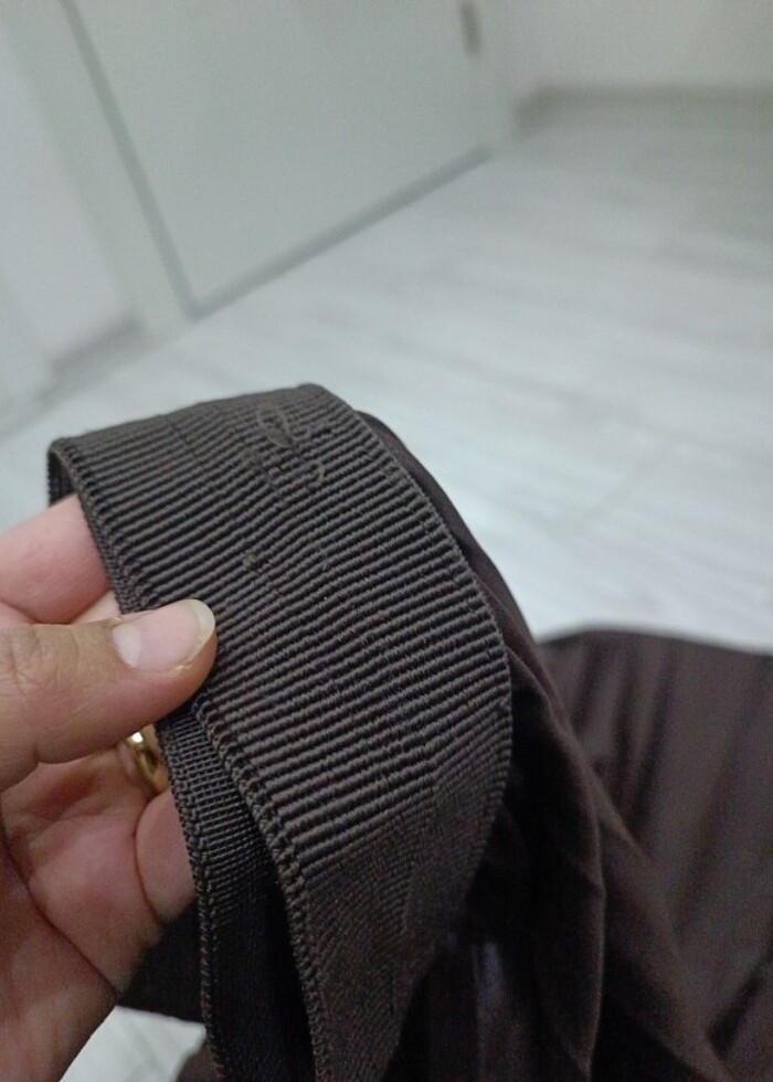 Pileli Kahverengi Etek - Görsel 4