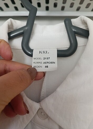 Aerobin kumaş tesettür gömlek  - Görsel 2
