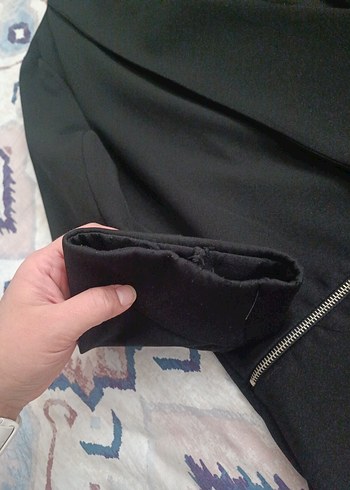 Kadın Siyah Uzun Kollu Ceket - Görsel 5