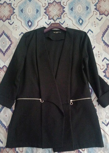 Kadın Siyah Uzun Kollu Ceket - Görsel 2