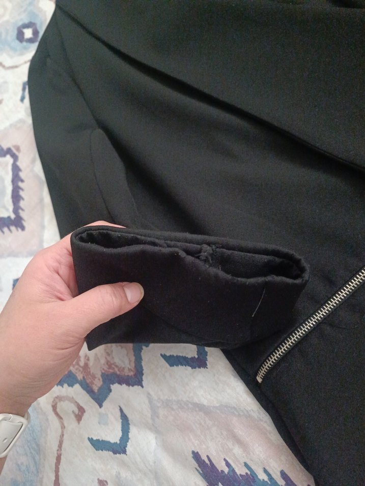 Kadın Siyah Uzun Kollu Ceket - Görsel 5