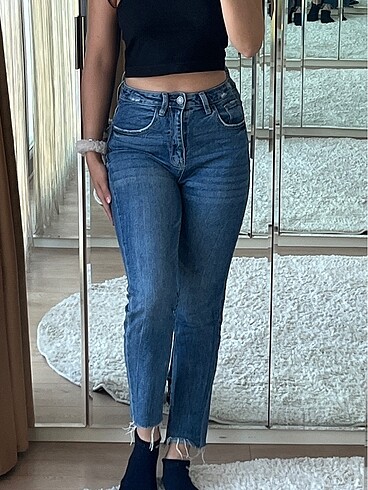 Kot pantolon mom jean