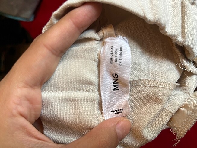 xs Beden ten rengi Renk Kumaş pantolon
