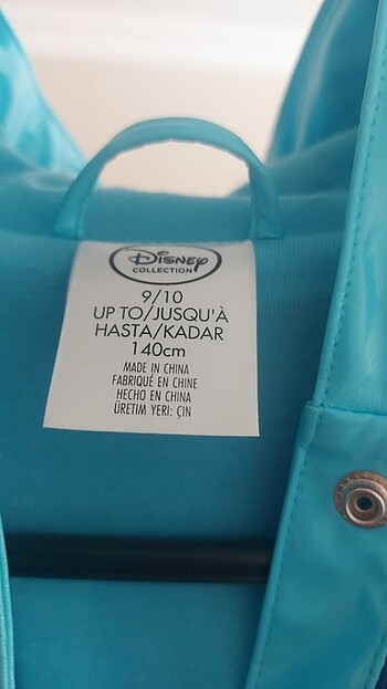 9 Yaş Beden çeşitli Renk Orjinal Disney marka yağmurluk 9-10 yaş