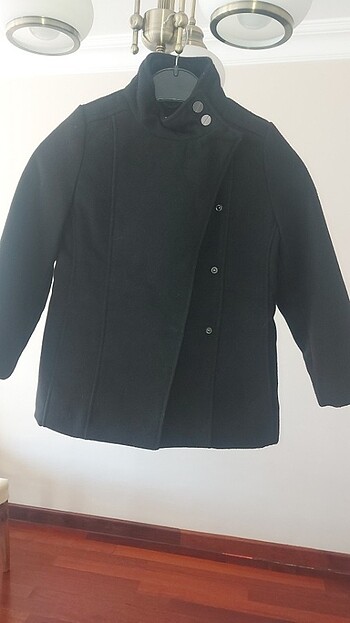 Mango Kids 5-6 yaş siyah kaban