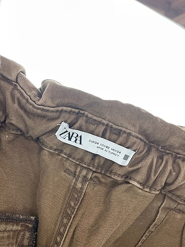 34 Beden camel Renk Zara Jean / Kot %70 İndirimli.