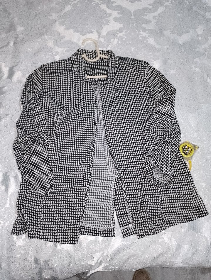 kadın ceket vatkali kolları büzgülü - Görsel 2