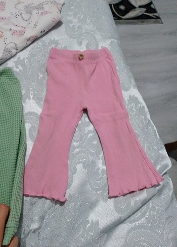 Pembe Dantelli Kolsuz Bebek Kıyafet Seti - Görsel 3