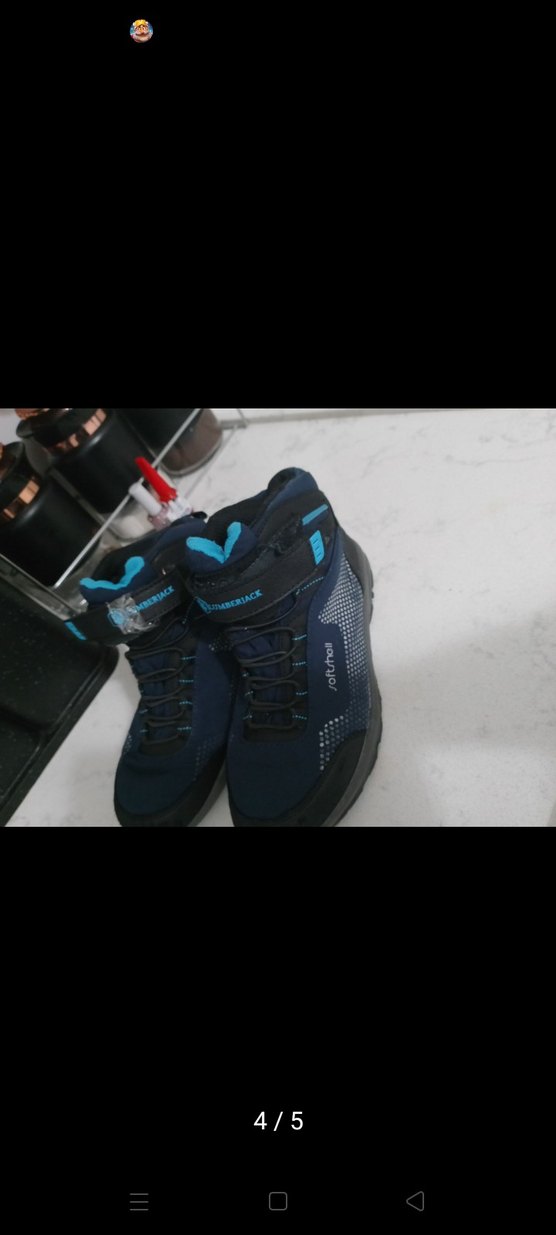 Lacivert Baskı Desenli Basketbol Ayakkabısı - Görsel 4