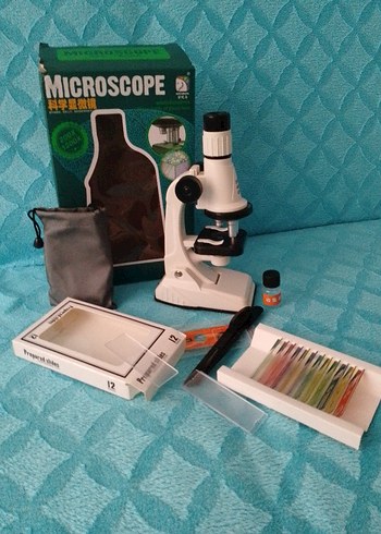 Beyaz Eğitim Mikroskobu Oyuncak Seti - Görsel 5