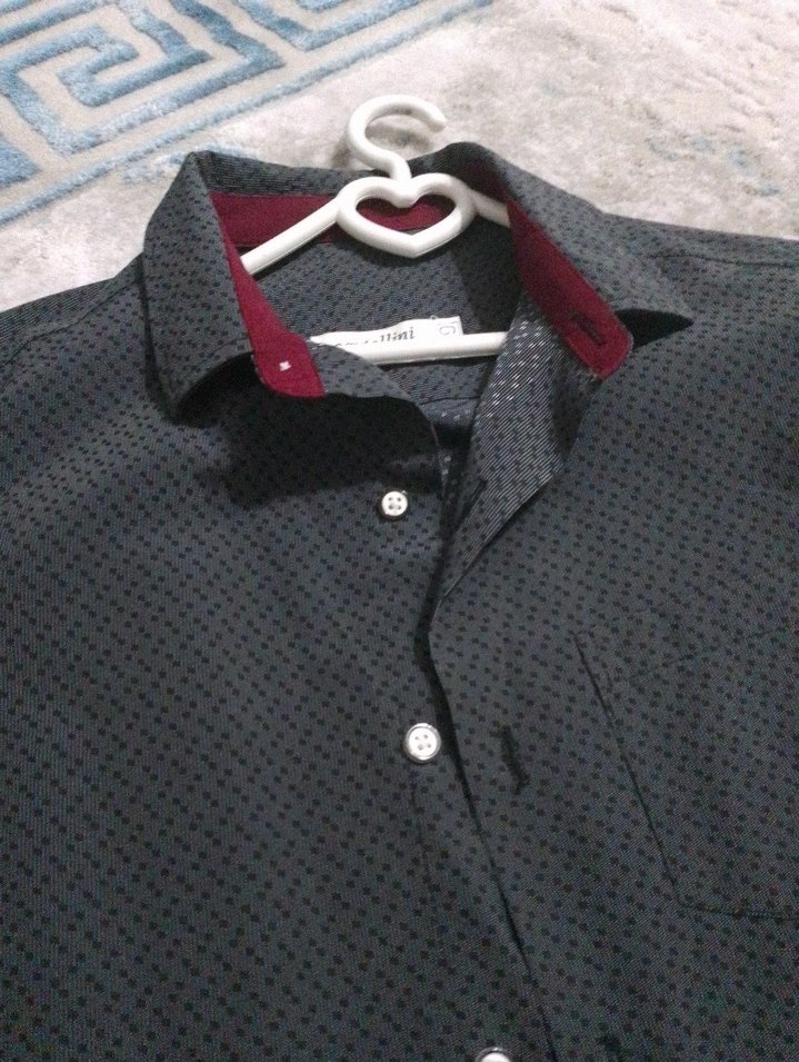 Gri Regular Fit Uzun Kollu Erkek çocuk  Gömlek - Görsel 3