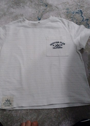 Beyaz Baskılı erkek çocuk Tişört - Görsel 2