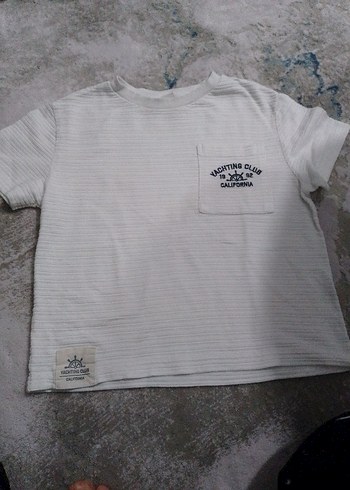 Beyaz Baskılı erkek çocuk Tişört - Görsel 3