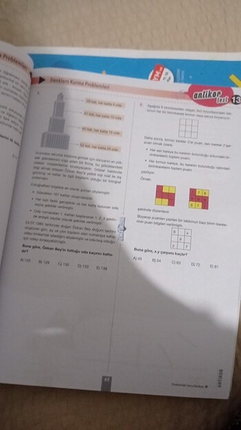  Beden Problem test kitabı 
