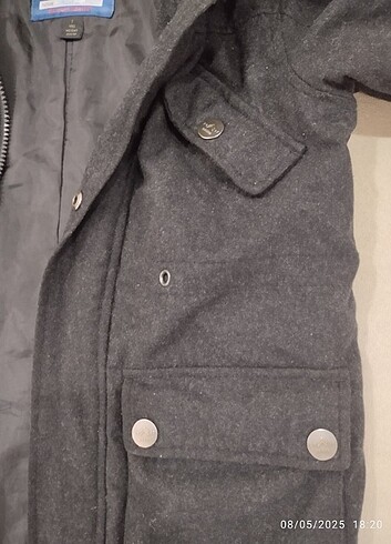 Kışlık kaşe kaban - Görsel 5