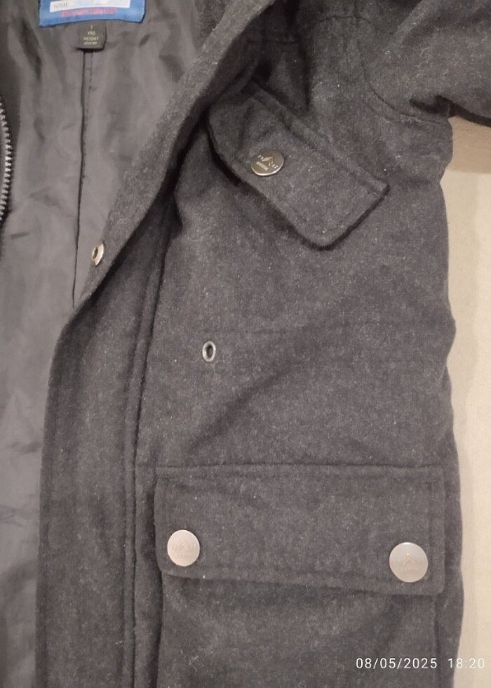 Kışlık kaşe kaban - Görsel 5