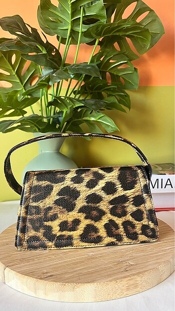 Mila vintage leopar çanta