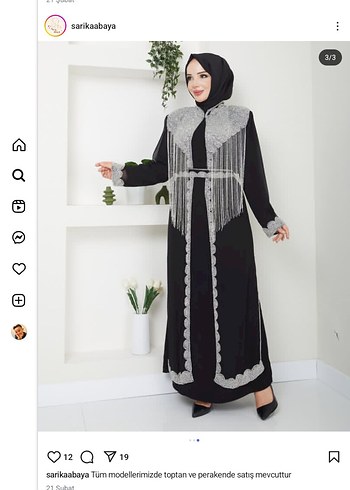 işlemeli abaya