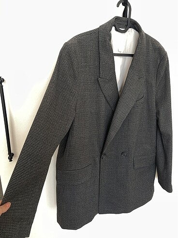 H&M kazayağı desenli ceket