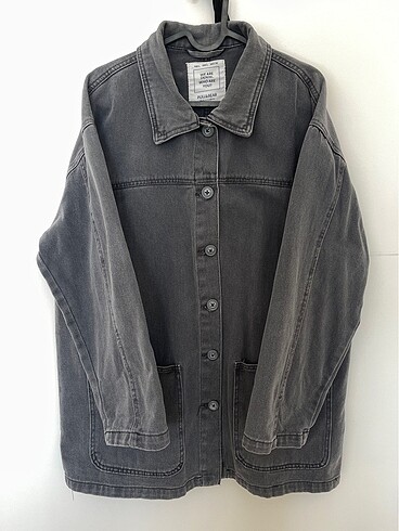 l Beden gri Renk Pull and bear kot ceket