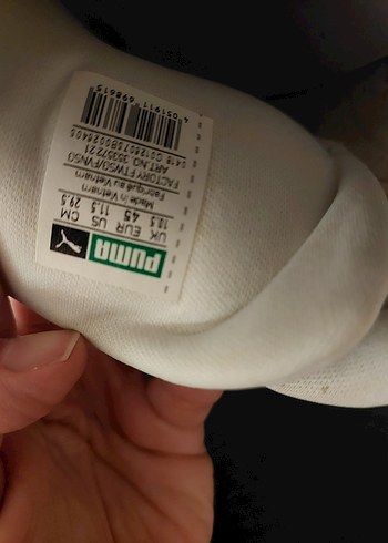 45 Beden puma erkek ayakkabi