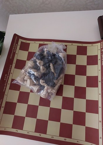 Bordo Satranç Takımı Seti