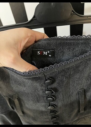 xl Beden Modellu kadife etek