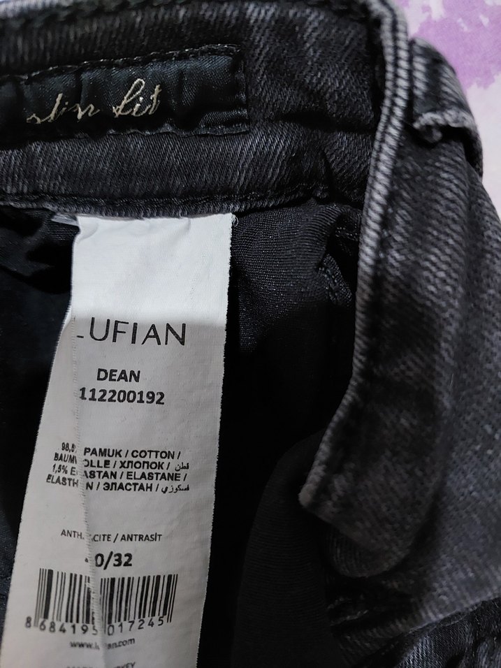 lufian Gri Erkek Kot Pantolon - Görsel 5