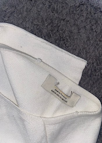 Krem boydan bağlamalı crop - Görsel 3