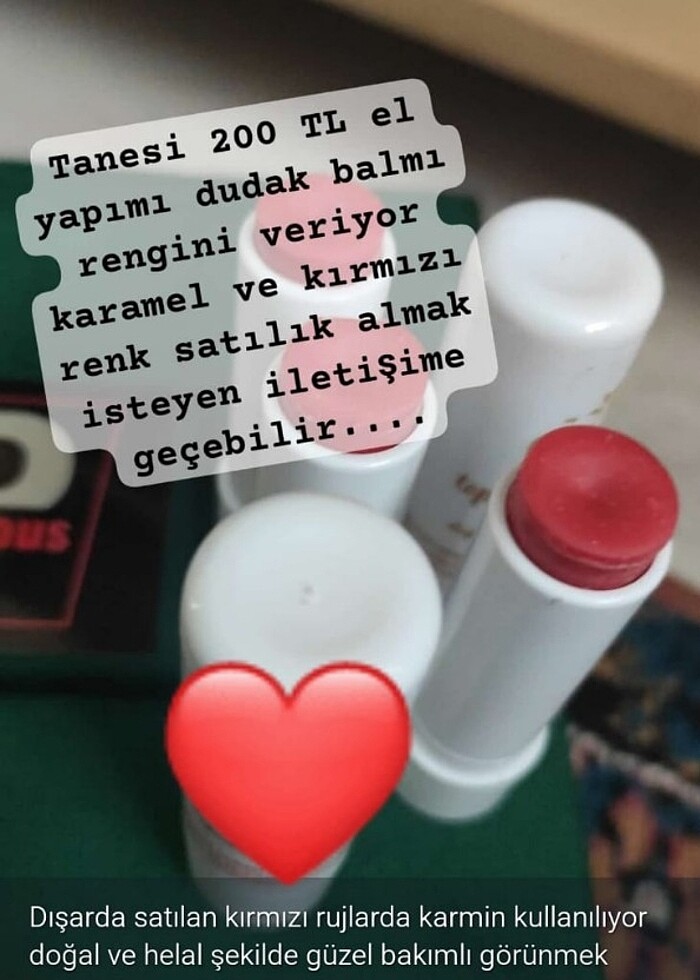 Karamel lila butterscoth kırmızı doğal el yapımı  - Görsel 2