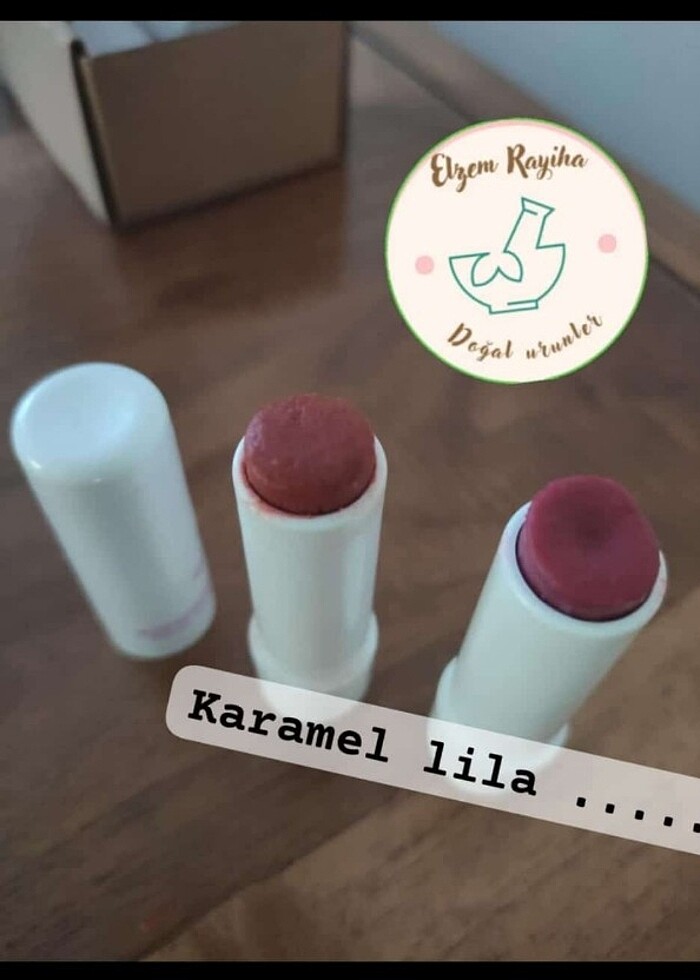 Karamel lila butterscoth kırmızı doğal el yapımı  - Görsel 3