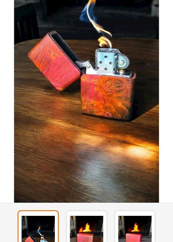 Dişbudak kök ceviz stabilize çakmak benzinli - Görsel 5