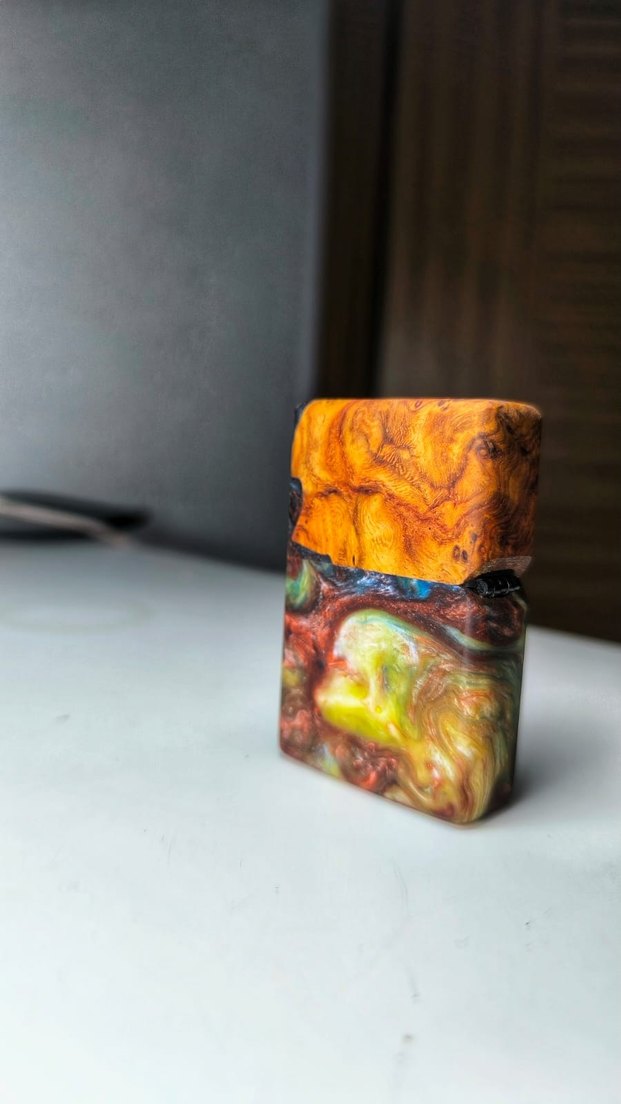 Dişbudak kök ceviz stabilize çakmak benzinli - Görsel 4