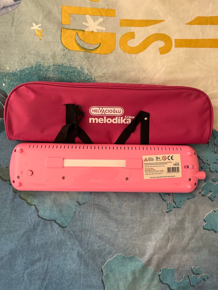 Pastel Pembe Melodika ve Kılıfı - Görsel 2