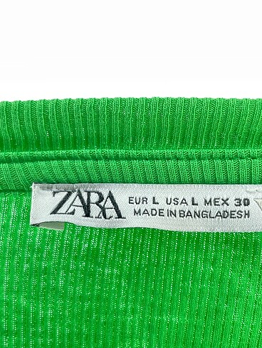 l Beden yeşil Renk Zara Uzun Elbise %70 İndirimli.