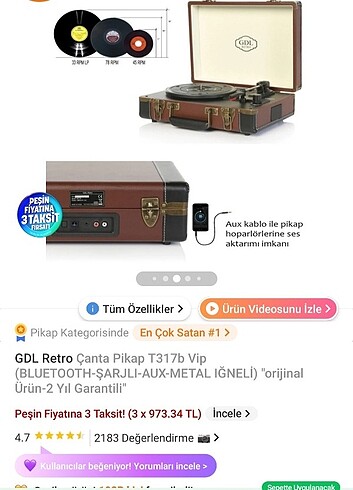 American Retro Çanta Pikap