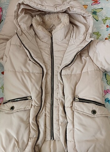 Zara Zara kuş tüyü kiz cocuk mont