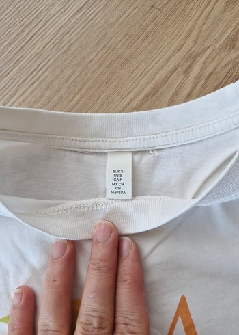 xs Beden beyaz Renk Beyaz Baskılı Oversize Pamuklu Tişört