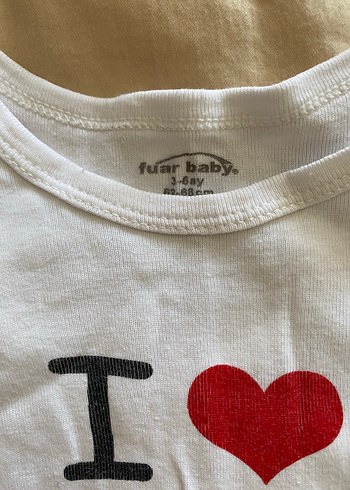 Uzun Kollu Pamuk Bebek Body - Baskılı, Düğmeli - Görsel 5