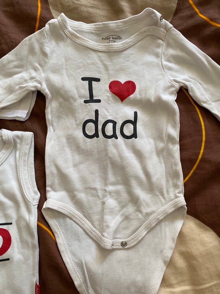 Uzun Kollu Pamuk Bebek Body - Baskılı, Düğmeli - Görsel 4