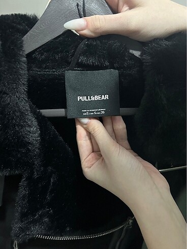 Pull and Bear pull and bear suni yünlü çift yüzlü ceket